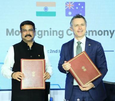 भारत ऑस्ट्रेलिया की पारस्परिक मान्यता पर हस्ताक्षर