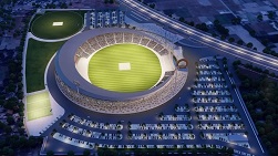 अंतरराष्ट्रीय क्रिकेट स्टेडियम में दिखेगी काशी की झलक