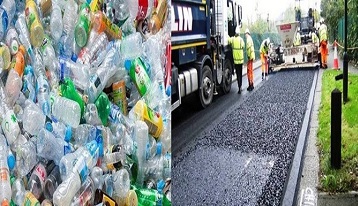 सिंगल यूज्ड प्लास्टिक कचरे से सड़क सुदृढ़ीकरण