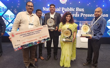 यूपीएसआरटीसी को मिले तीन राष्ट्रीय पुरस्कार